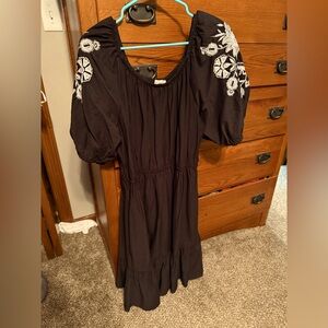 Knox rose size large black knee length dresss